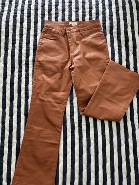 Noli High Rise Women's Jeans in Warm Rust Brown